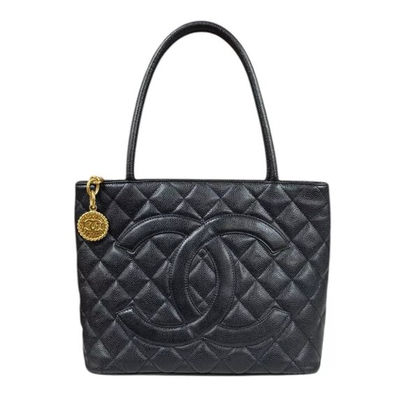 CHANEL Tote Bag A01804 Caviar skin Standard used - Picture 1 of 7